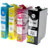 Conjunto 4 Tinteiros Epson Compatíveis T1301/2/3/4 (T1305)