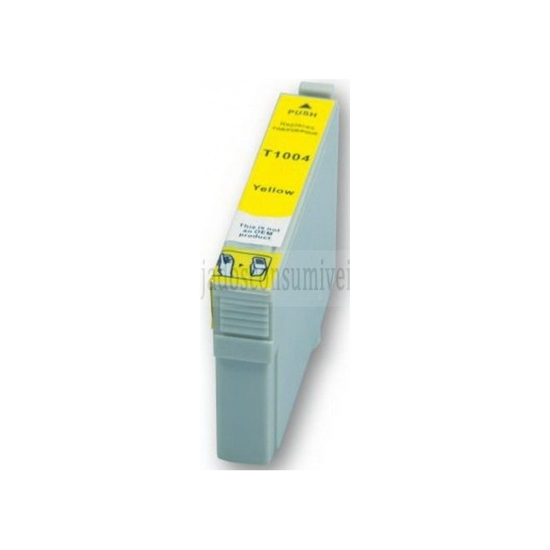 Tinteiro Epson Compatível T1004 Amarelo