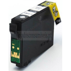 Tinteiro Epson Compatível T1281 Preto