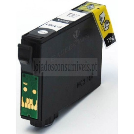 Tinteiro Epson Compatível T1281 Preto