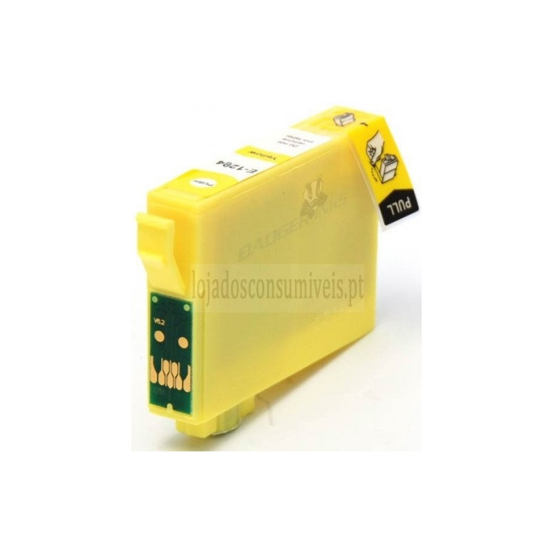 Tinteiro Epson Compatível T1284 Amarelo Tinteiro Epson Compatível T1284 Amarelo