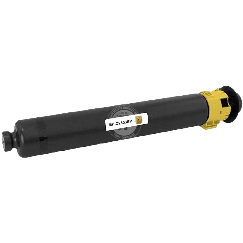 Toner Compatível Ricoh Aficio MP-C2503SP/MP-C2003SP/MP-C2004SP/MP-C2504SP Amarelo