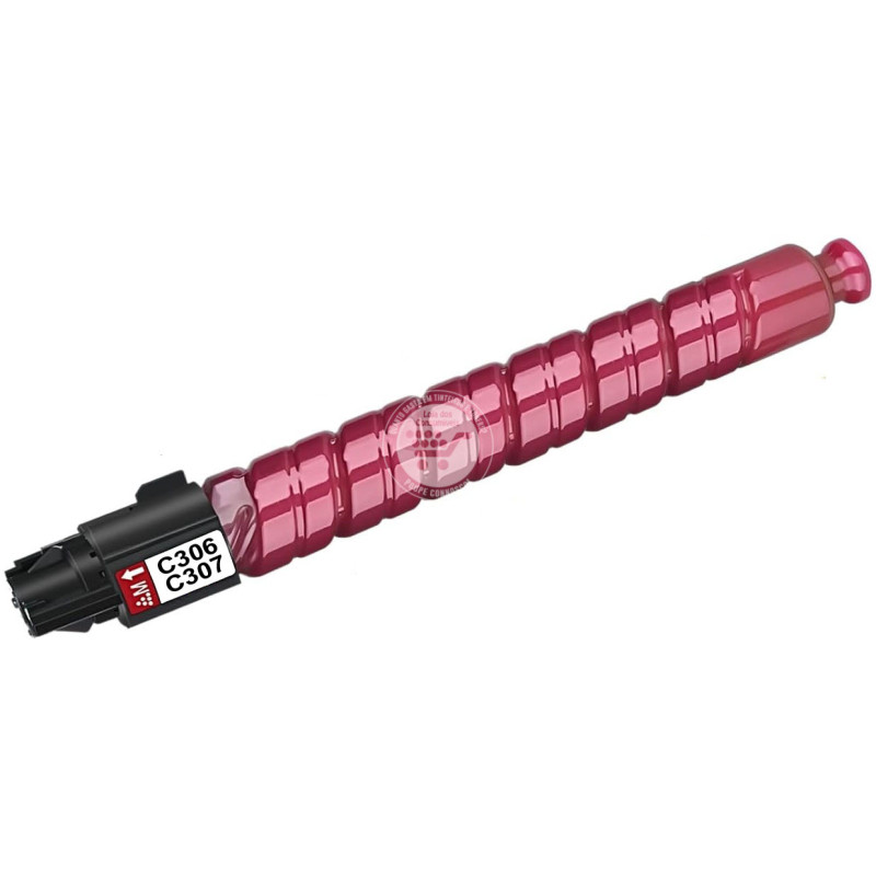 Toner Compatível Ricoh Aficio MP-C306/MP-C307/MP-C406/MP-C407 Magenta