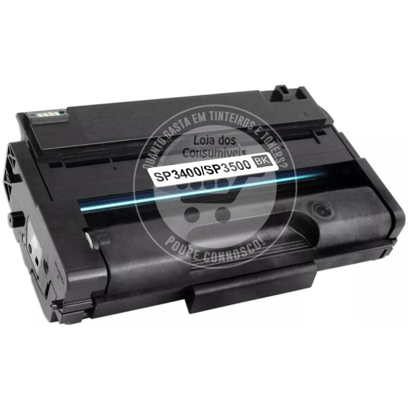 Toner Compatível Ricoh Aficio SP3400/SP3410/SP3500/SP3510 Preto