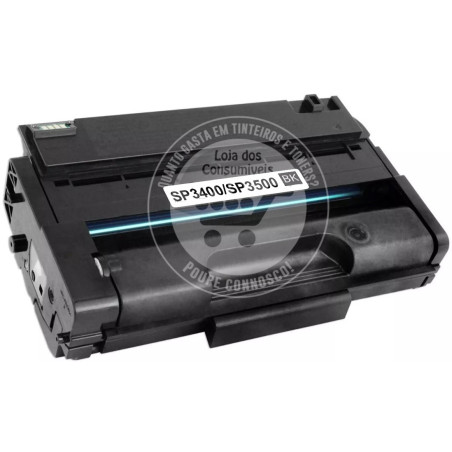Toner Compatível Ricoh Aficio SP3400/SP3410/SP3500/SP3510 Preto