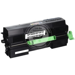 Toner Compatível Ricoh Aficio SP3600/SP3610/SP4500/SP4510 Preto