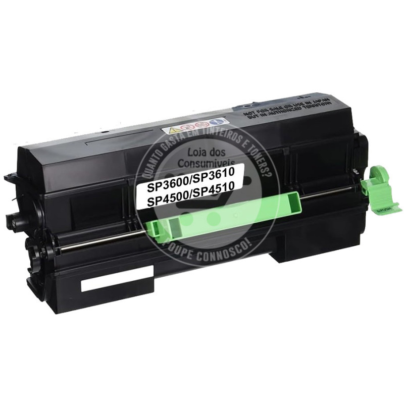 Toner Compatível Ricoh Aficio SP3600/SP3610/SP4500/SP4510 Preto