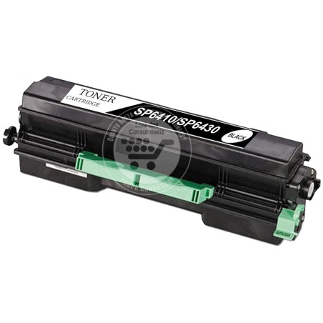 Toner Compatível Ricoh Aficio SP6410/SP6420/SP6430/SP6440/SP6450 Preto