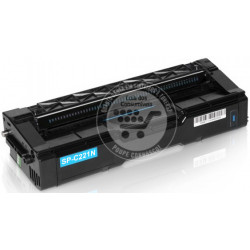 Toner Compatível Ricoh Aficio SP-C221N Azul