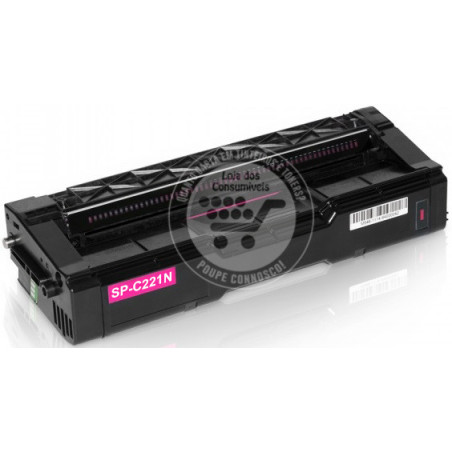 Toner Compatível Ricoh Aficio SP-C221N Magenta
