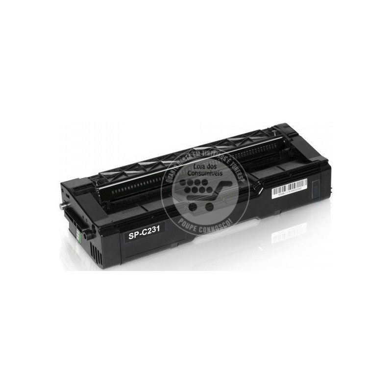 Toner Compatível Ricoh Aficio SPC231/SPC232/SPC242/SPC310/ SPC311/SPC312/SPC320/SPC342 Preto