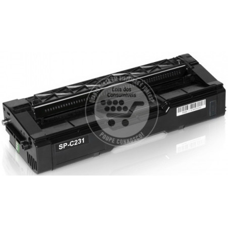 Toner Compatível Ricoh Aficio SPC231/SPC232/SPC242/SPC310/ SPC311/SPC312/SPC320/SPC342 Preto
