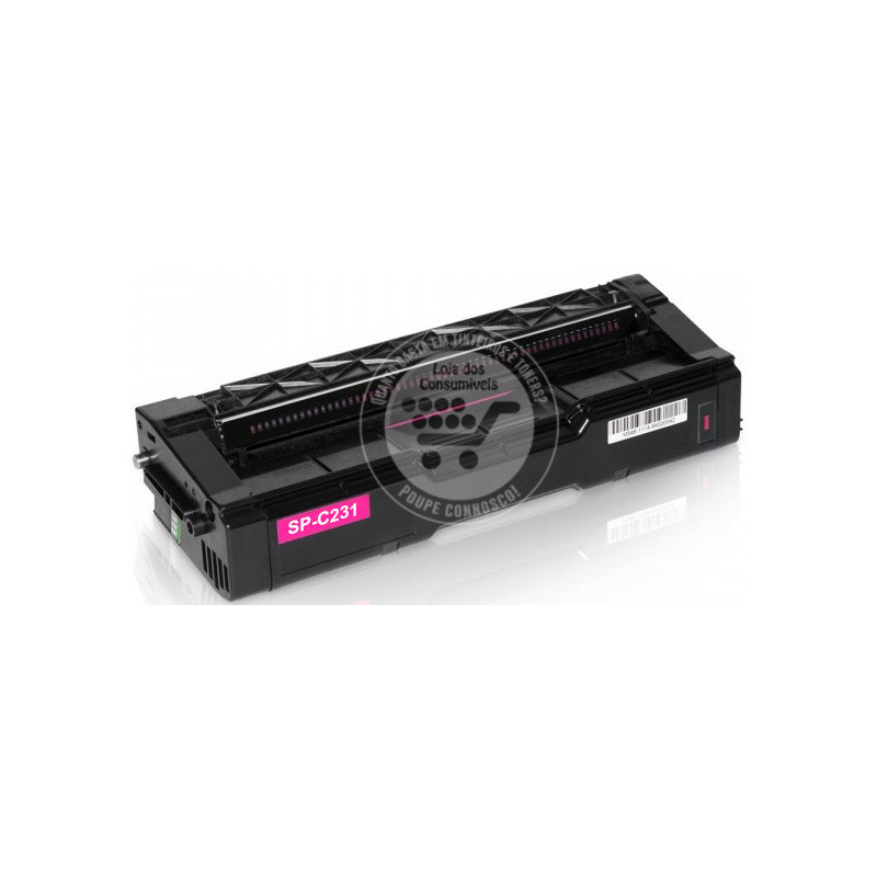 Toner Compatível Ricoh Aficio SPC231/SPC232/SPC242/SPC310/ SPC311/SPC312/SPC320/SPC342 Magenta