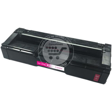 Toner Compatível Ricoh Aficio SPC252/SPC262 Magenta