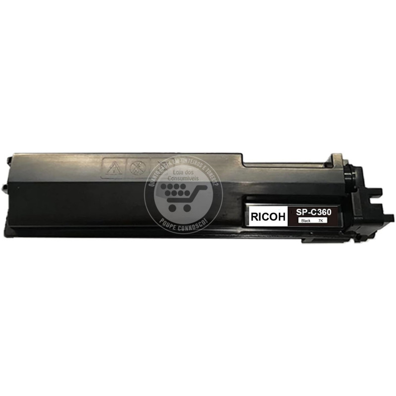 Toner Compatível Ricoh Aficio SP-C360/SP-C361 Preto