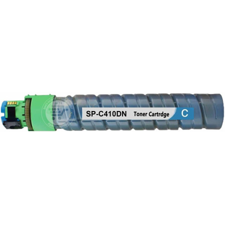Toner Compatível Ricoh Aficio SP-C410DN/SP-C411DN/Type 245 Azul