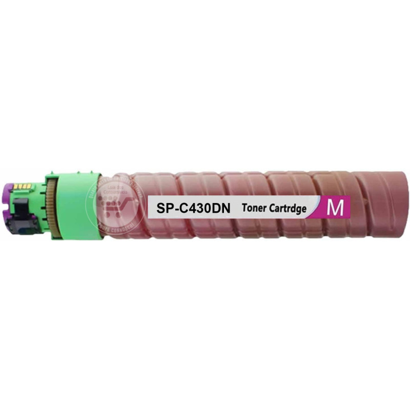 Toner Compatível Ricoh Aficio SP-C430DN/SP-C431DN/SP-C440DN Magenta