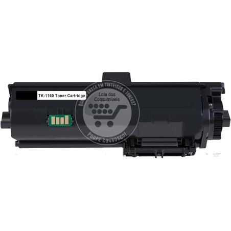 Toner Kyocera Compatível TK1160 Preto