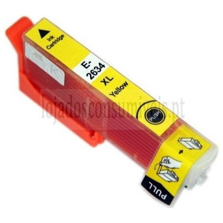 Tinteiro Epson Compatível T2634/T2614 (26XL) Amarelo