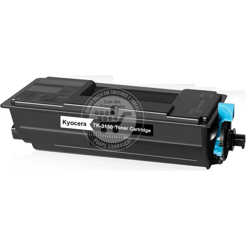 Toner Kyocera Compatível TK3150 Preto