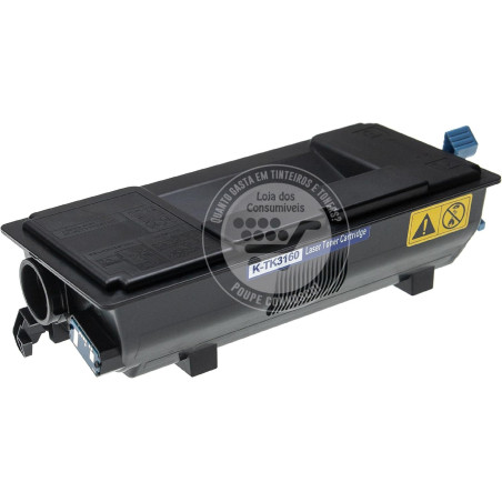 Toner Kyocera Compatível TK3160 Preto