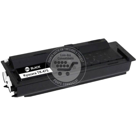 Toner Kyocera Compatível TK475 Preto