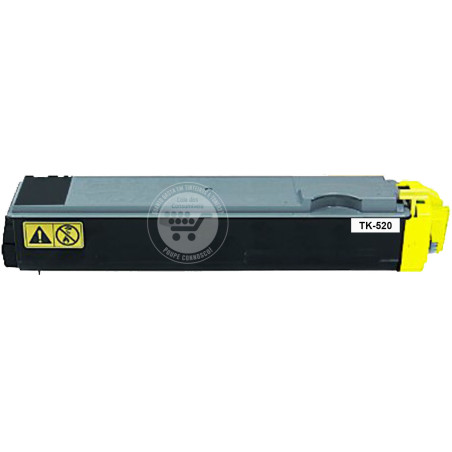 Toner Kyocera Compatível TK520 Amarelo
