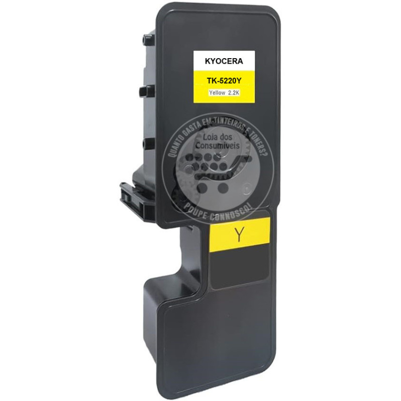 Toner Kyocera Compatível TK5220/TK5230 Amarelo