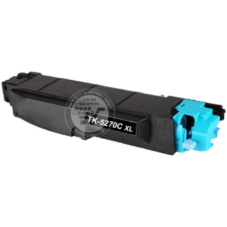 Toner Kyocera Compatível TK5270 XL Azul