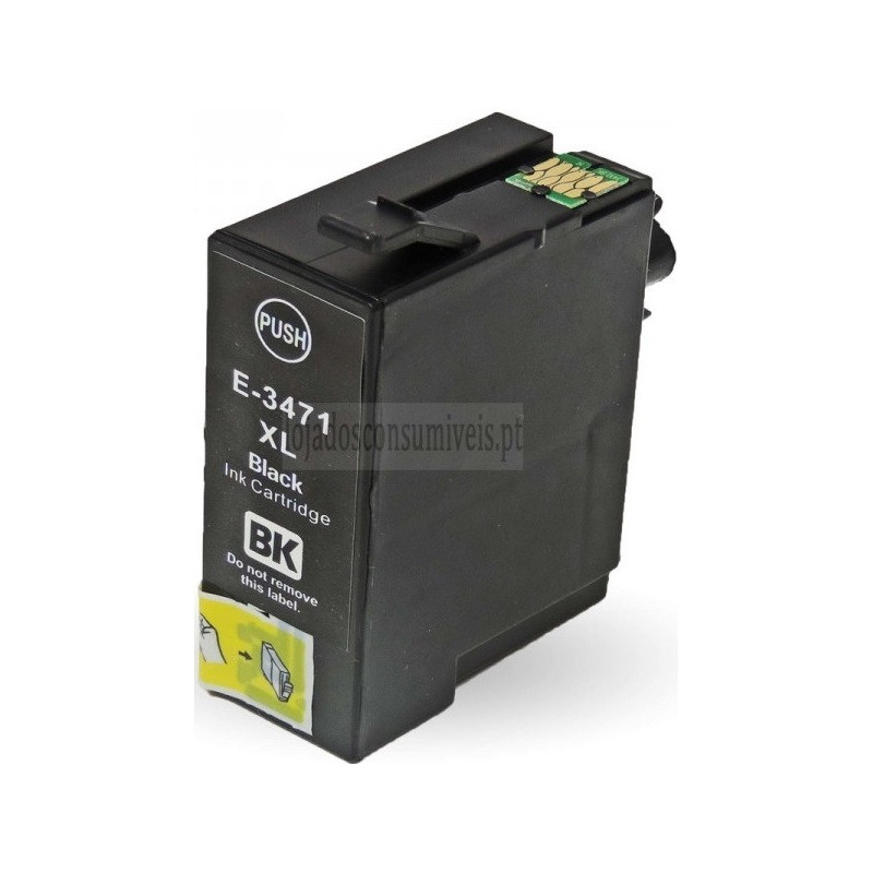 Tinteiro Epson Compativel T3471/T3461 (34XL) Preto
