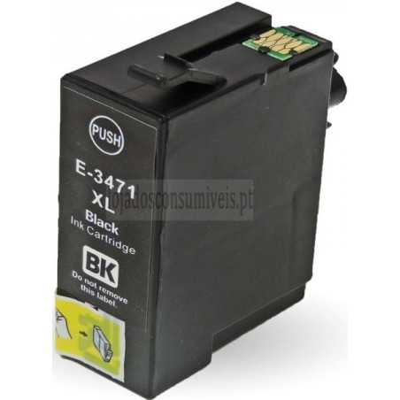 Tinteiro Epson Compativel T3471/T3461 (34XL) Preto