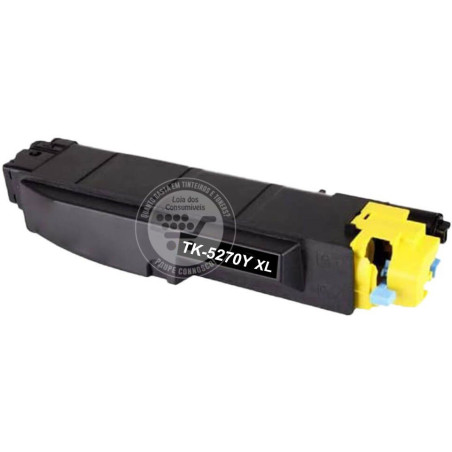 Toner Kyocera Compatível TK5270 XL Amarelo