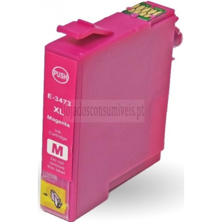 Tinteiro Epson Compativel T3473/T3463 (34XL) Magenta