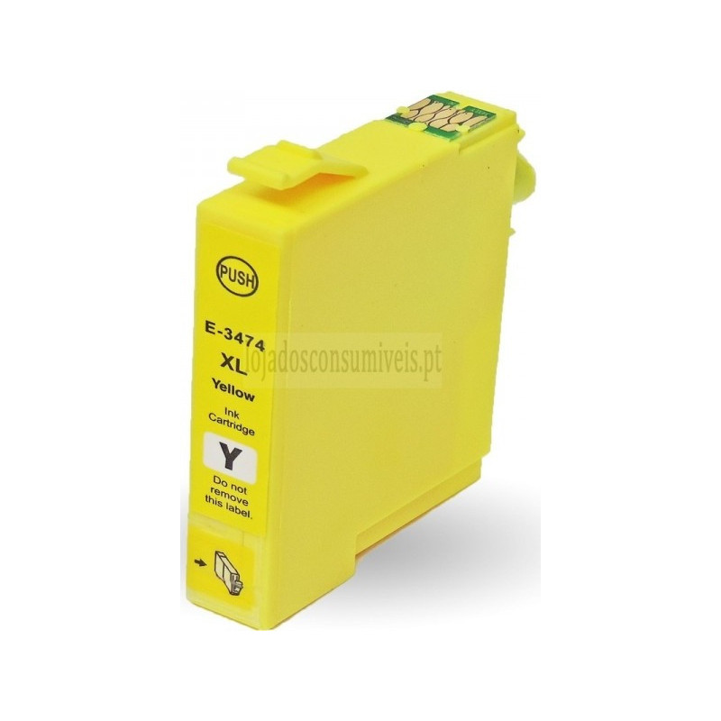 Tinteiro Epson Compativel T3474/T3464 (34XL) Amarelo