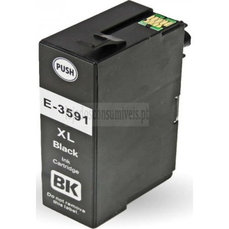 Tinteiro Epson Compativel T3591/T3581 (35XL) Preto