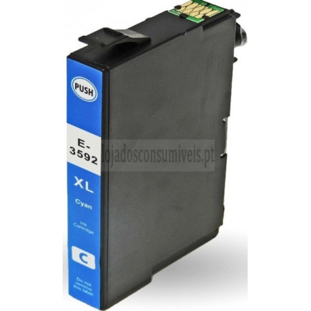 Tinteiro Epson Compativel T3592/T3582 (35XL) Azul