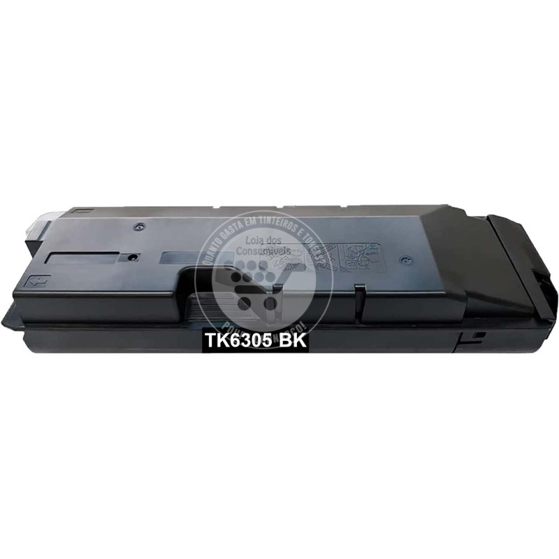Toner Kyocera Compatível TK6305/TK6307/TK6308/TK6309 Preto