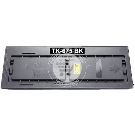 Toner Kyocera Compatível TK675 Preto