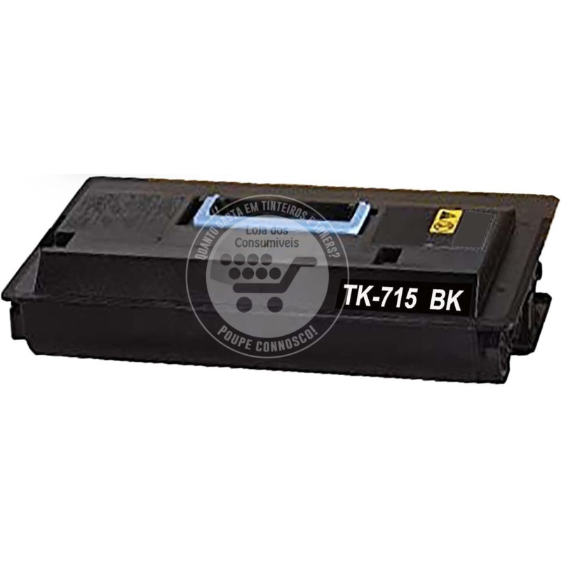 Toner Kyocera Compatível TK715 Preto
