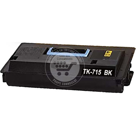 Toner Kyocera Compatível TK715 Preto