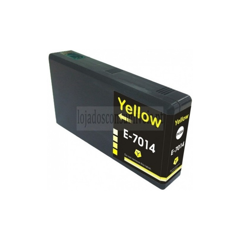 Tinteiro Epson Compatível T7014 / T7024 / T7034 Amarelo