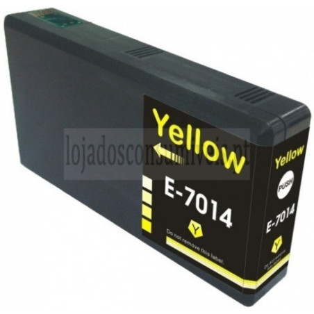 Tinteiro Epson Compatível T7014 / T7024 / T7034 Amarelo