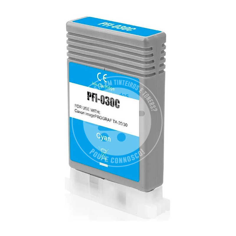 Tinteiro Canon Compatível PFI030 Azul