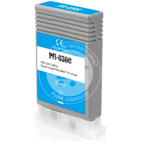 Tinteiro Canon Compatível PFI030 Azul