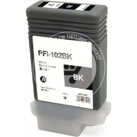 Tinteiro Canon Compatível PFI102 Preto