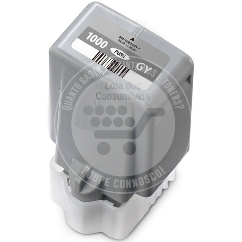 Tinteiro Canon Compatível PFI1000 Cinzento