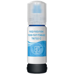 Tinta Epson Compatível 102/103/104/105/107/T6642/T6732 Azul