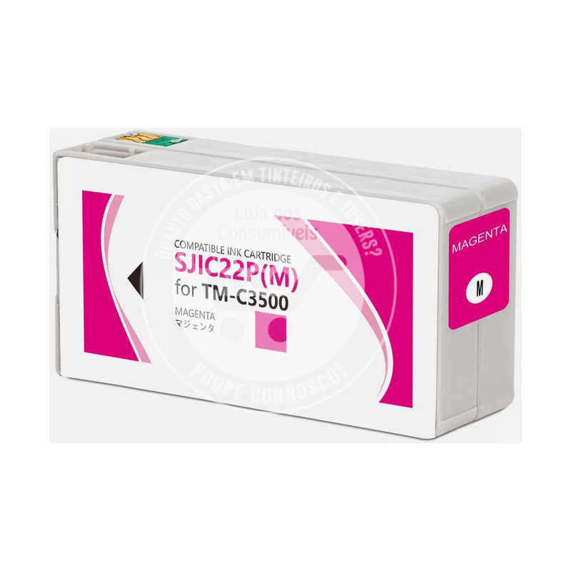 Tinteiro Epson Compatível SJIC22P Magenta