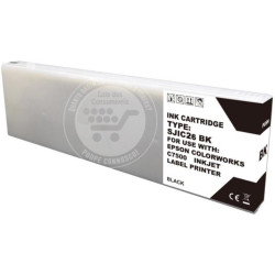 Tinteiro Epson Compatível SJIC26P Preto