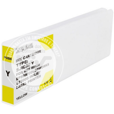 Tinteiro Epson Compatível SJIC30P Amarelo